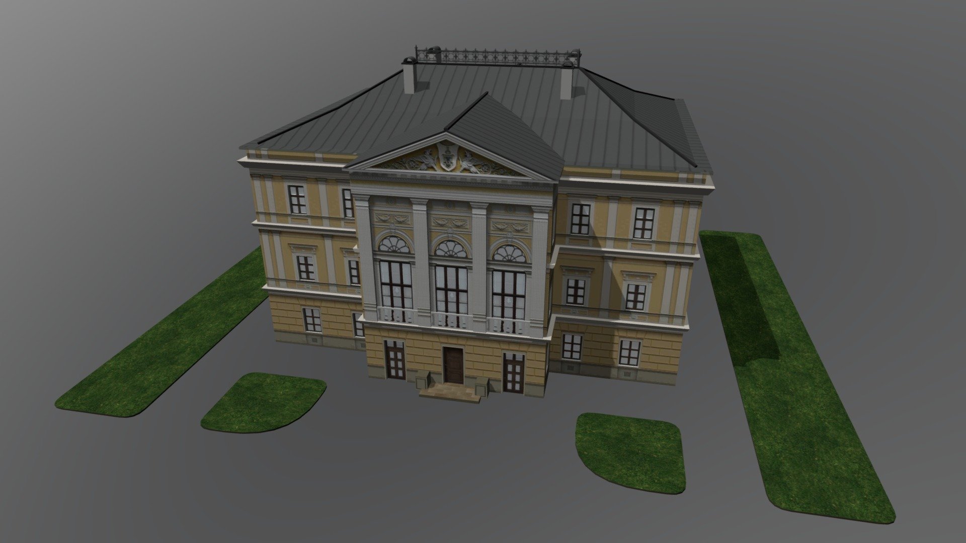 Town Hall 3d model