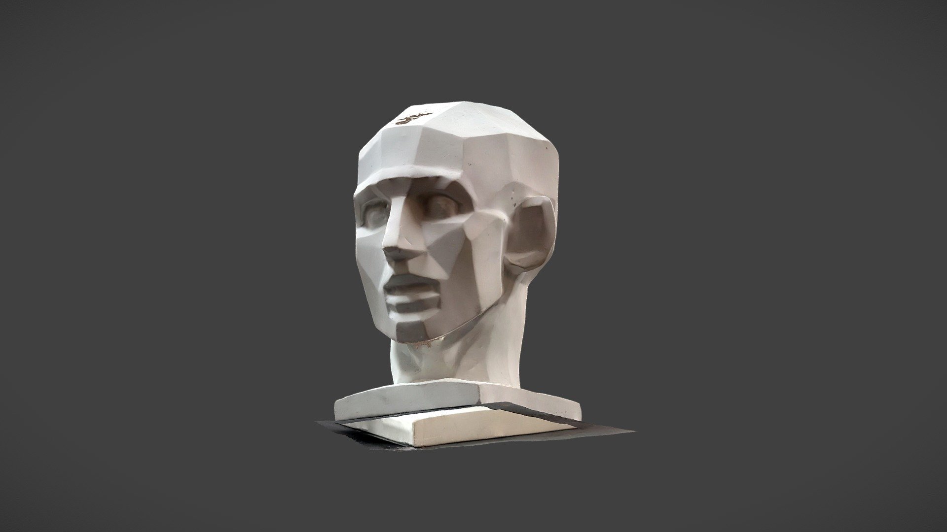 Planar-head 3d model