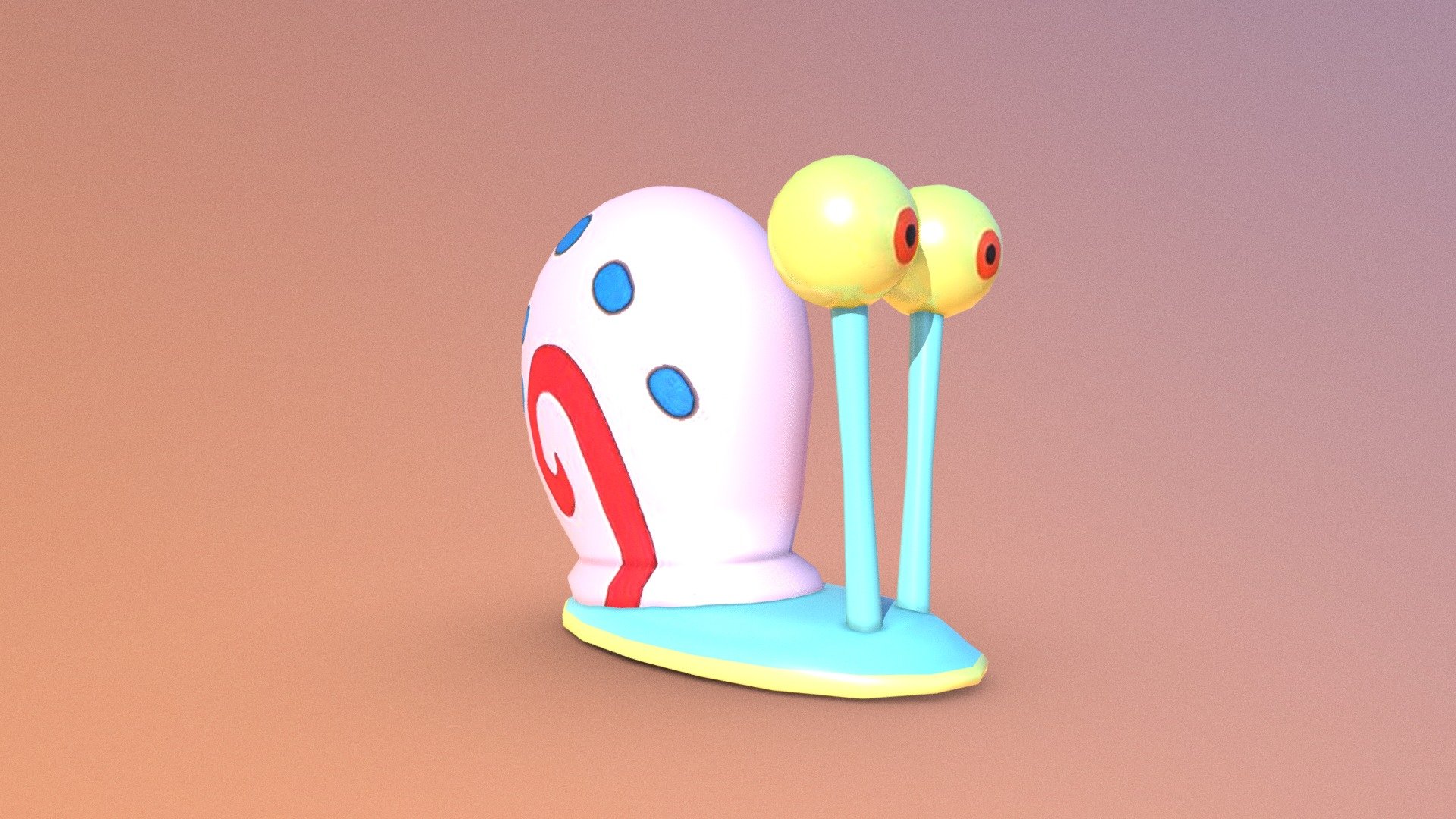 Gary (Spongebob) 3d model