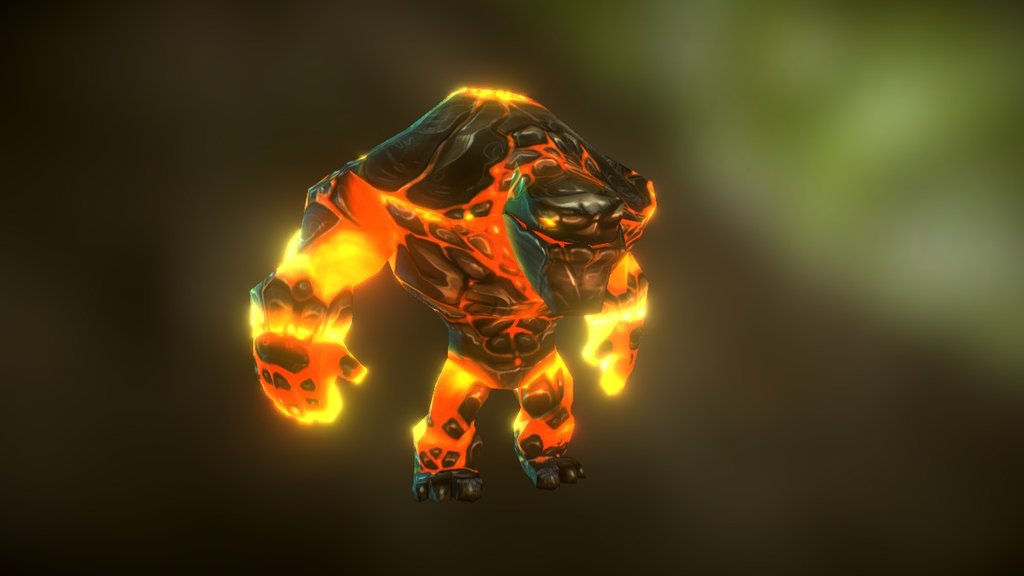 Fire Elemental 3d model