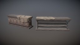 Old tavern Desk + Cloth