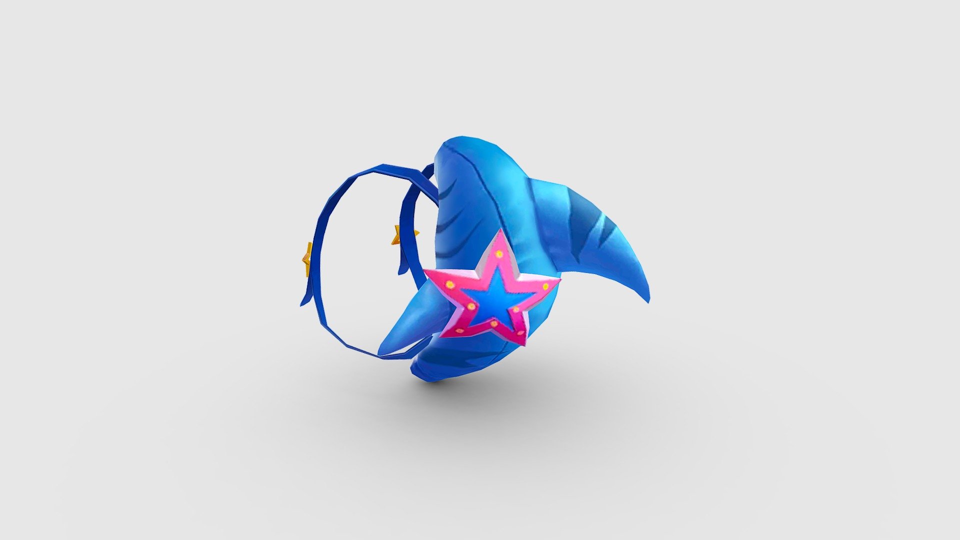 Cartoon shark backpack 3d model