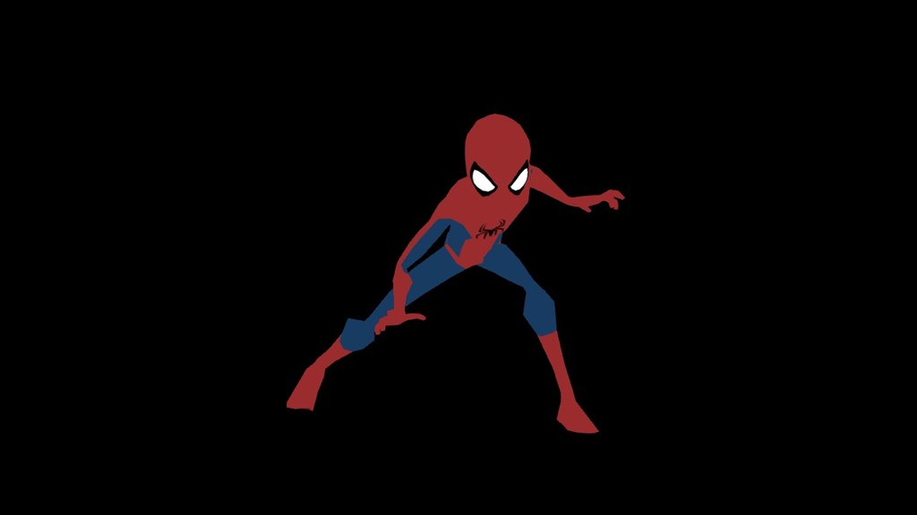 Spidey idle loop 3d model