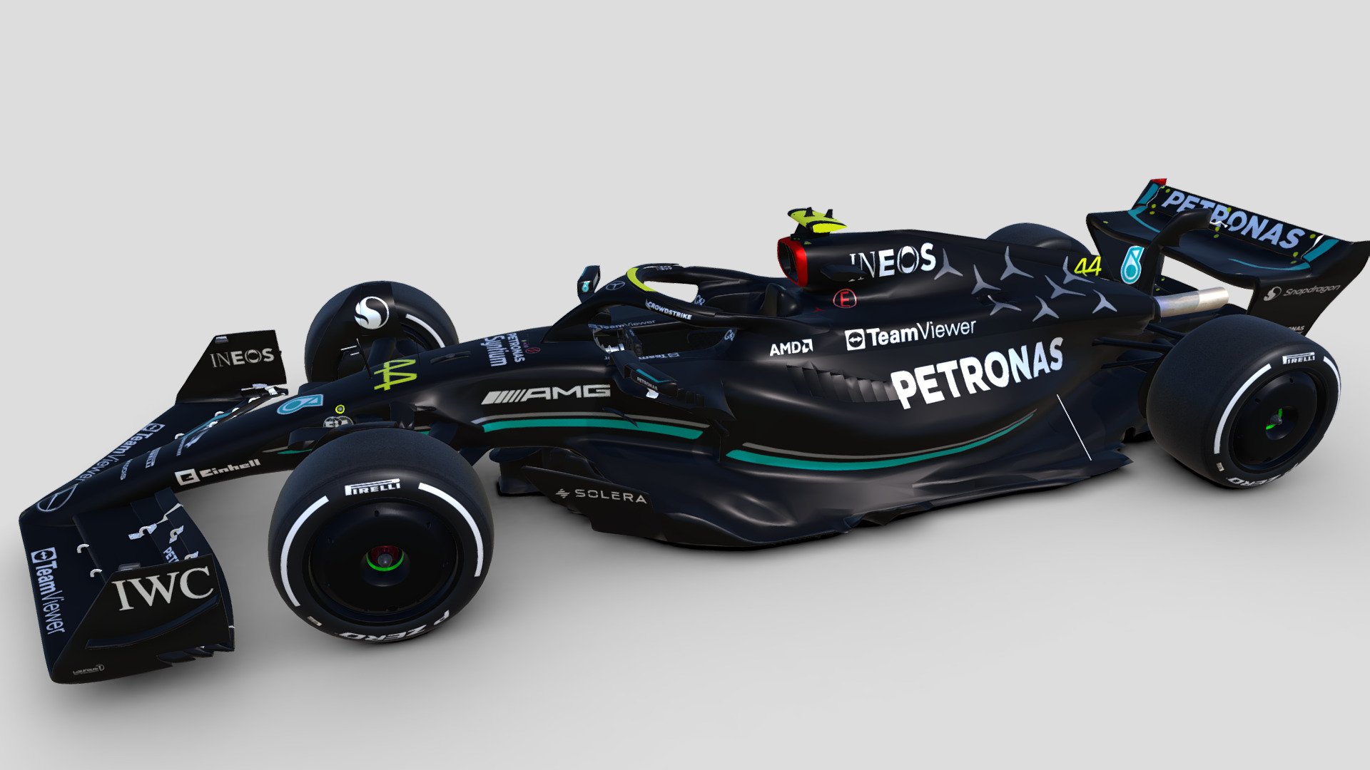 F1 2023 Mercedes W14 3d model