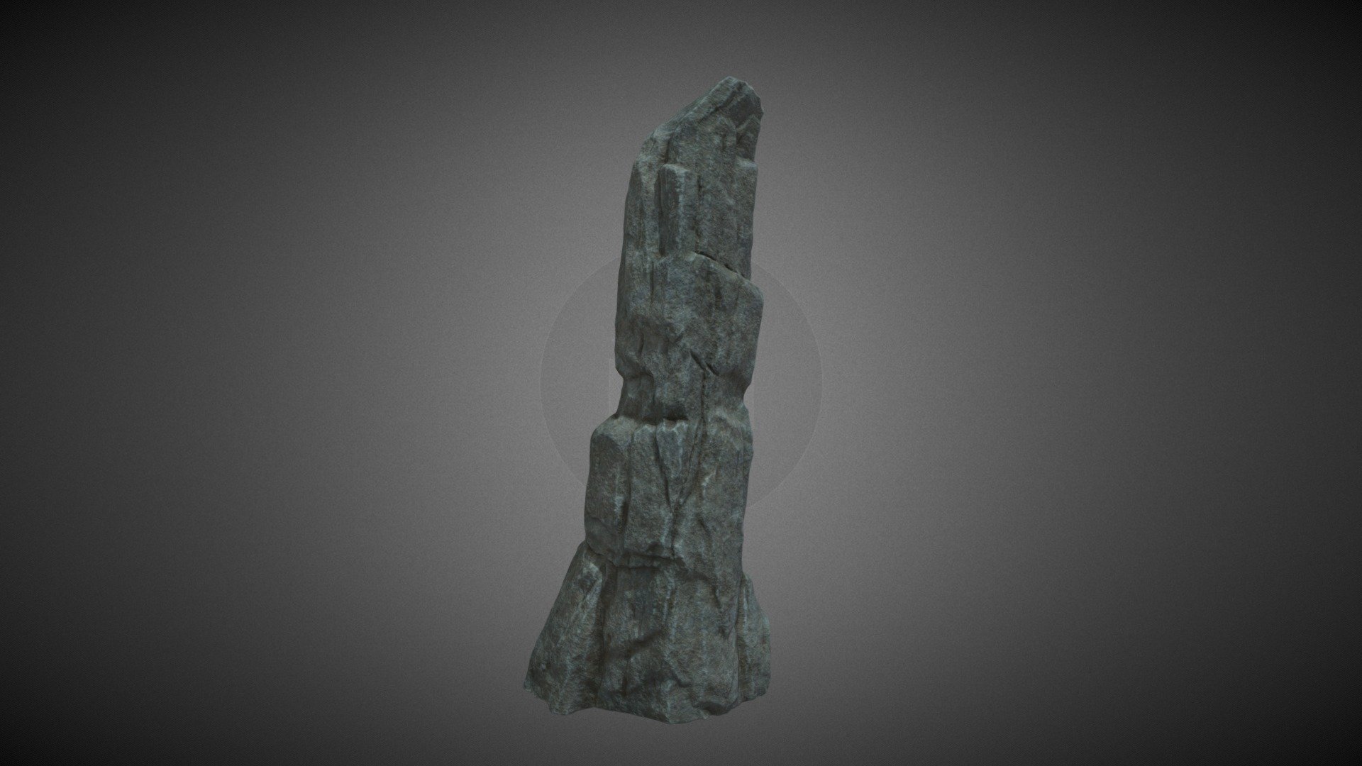 Rock stone 3d model