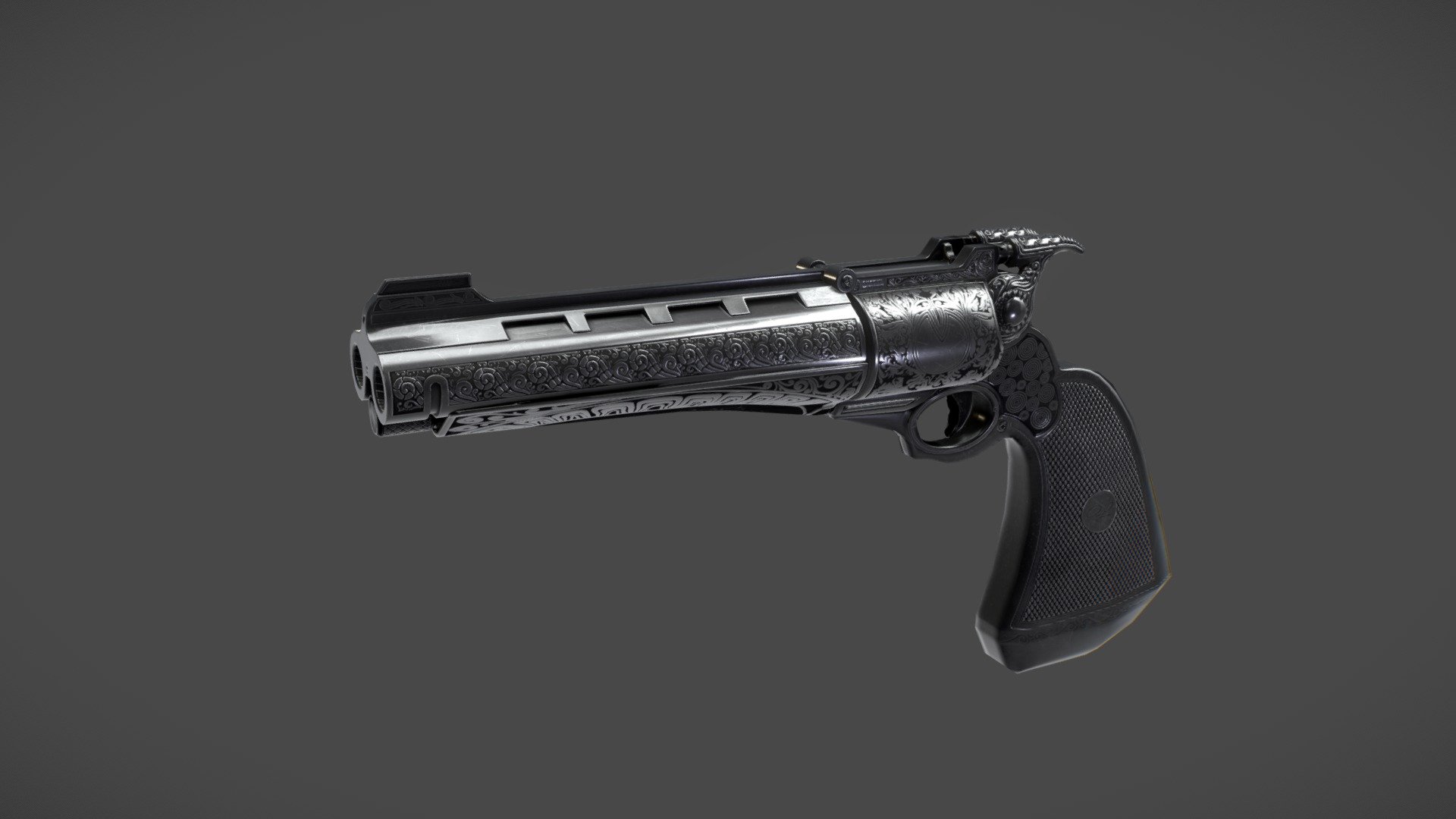 Double Barrel 3d model