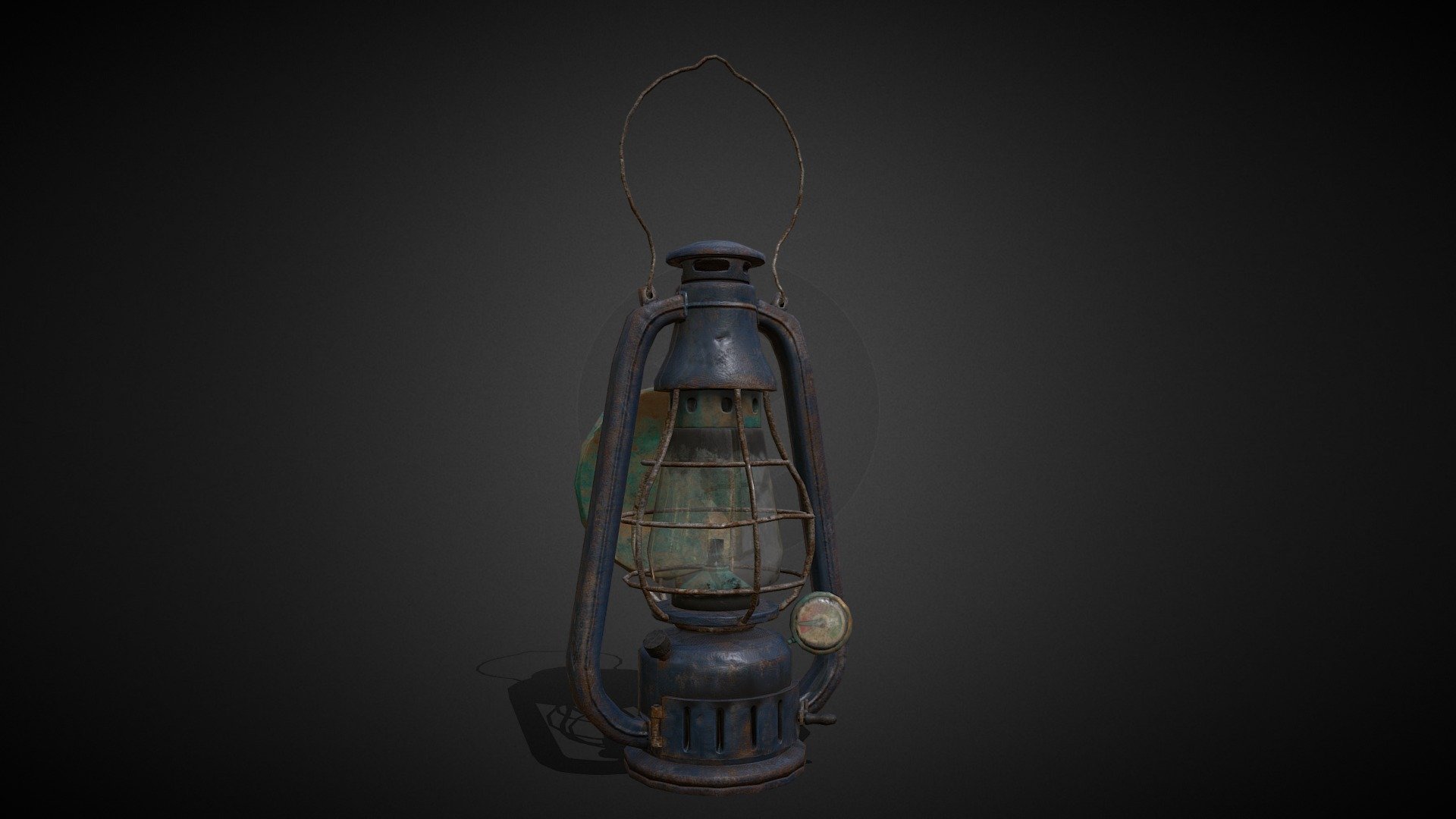 Kerosene lamp 3d model