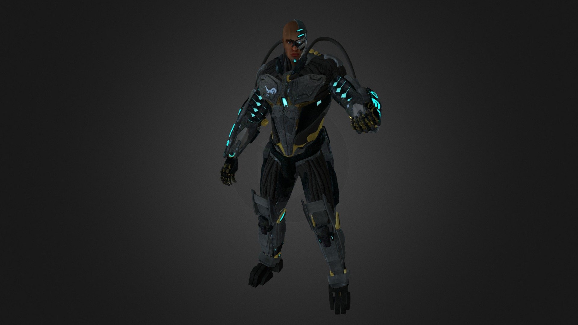 Cyborg 3d model