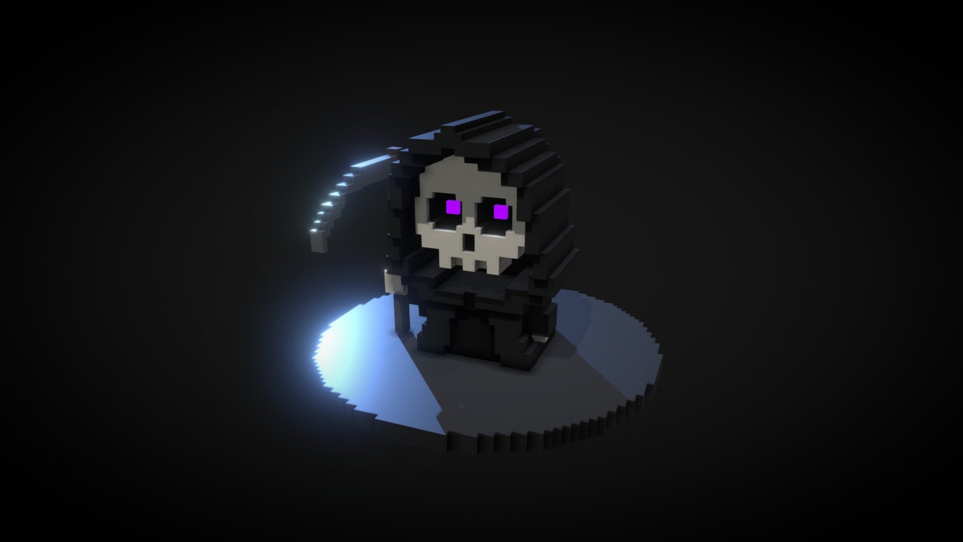 Blocktober2017 20 Reaper 3d model