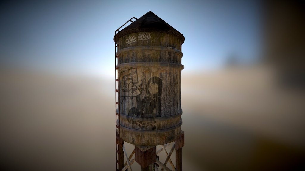 Water Tank 3d model