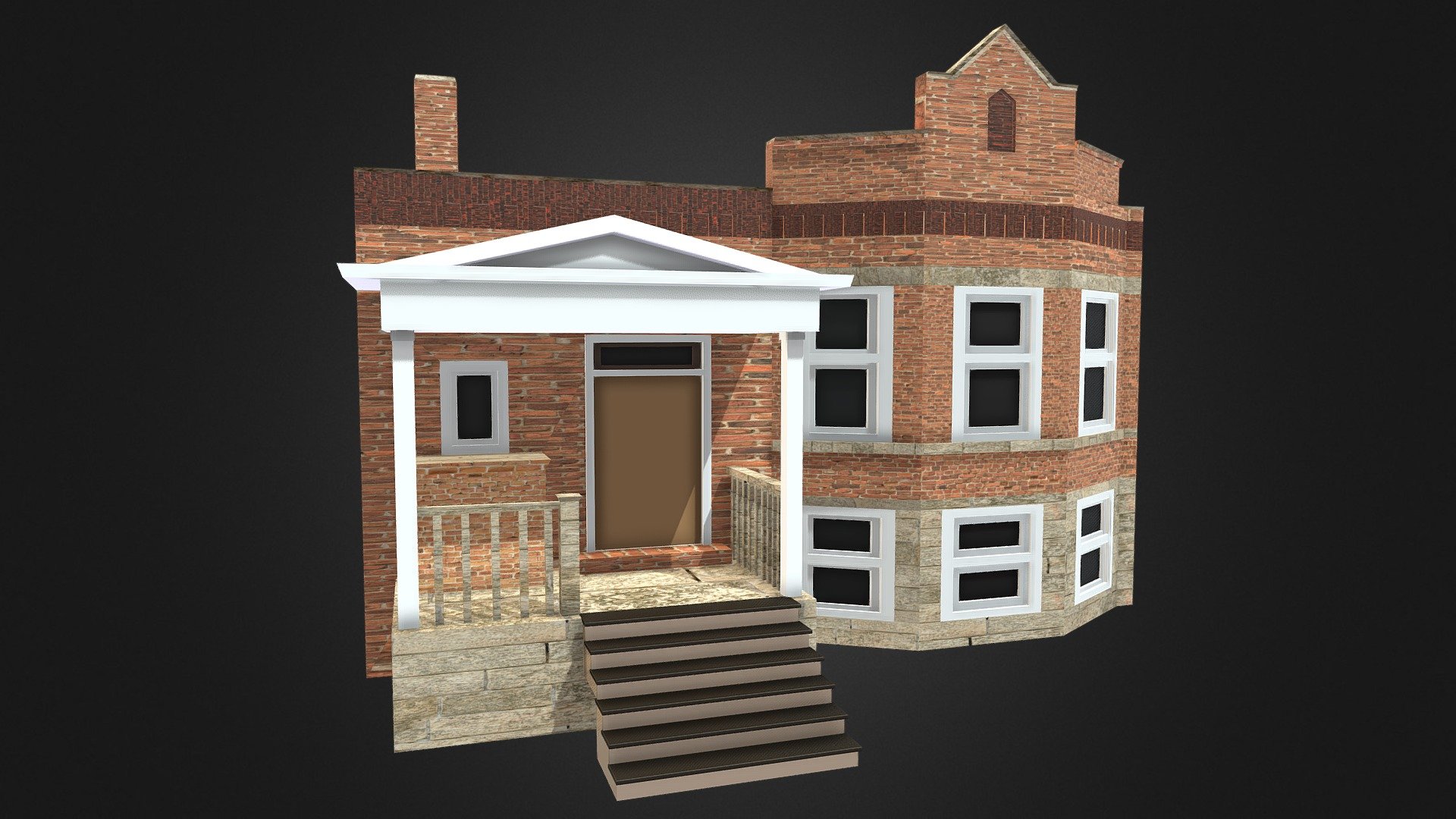 Chicago House 3d model