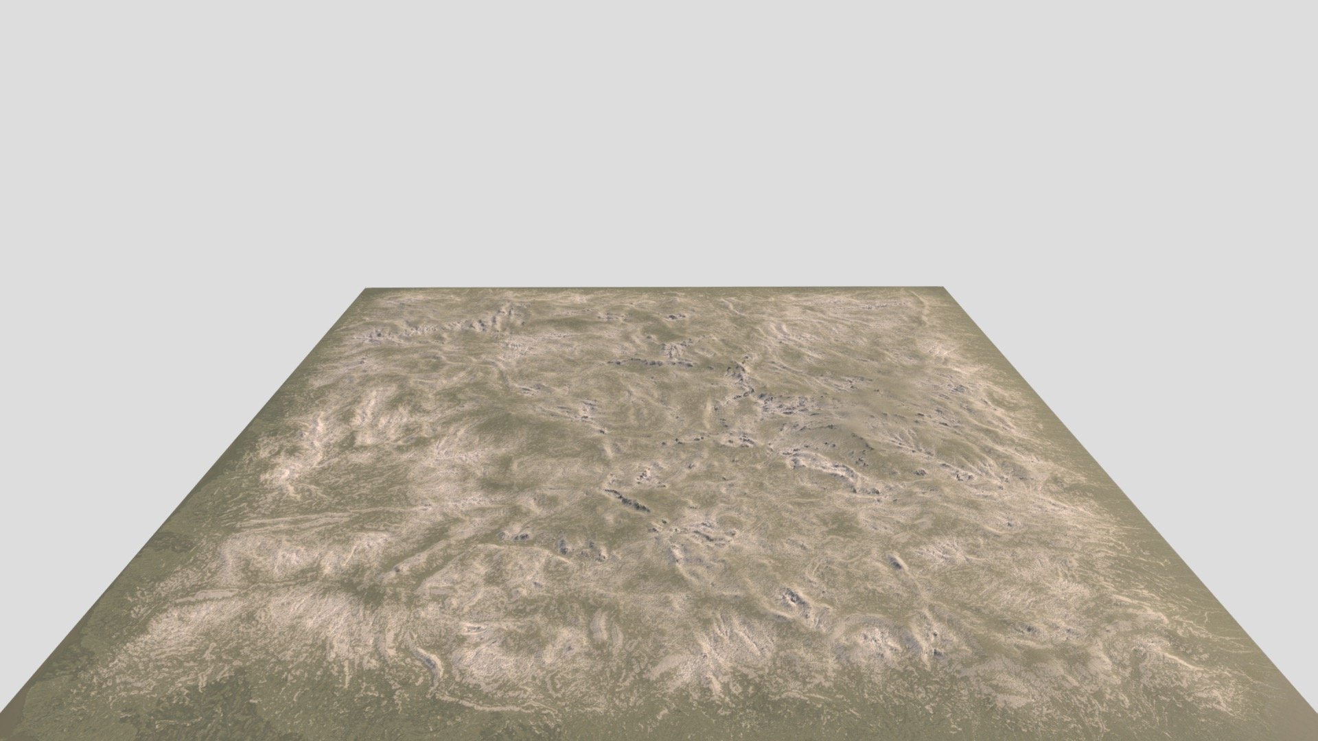 Volcano_ Flat_Terrain Version 8 3d model