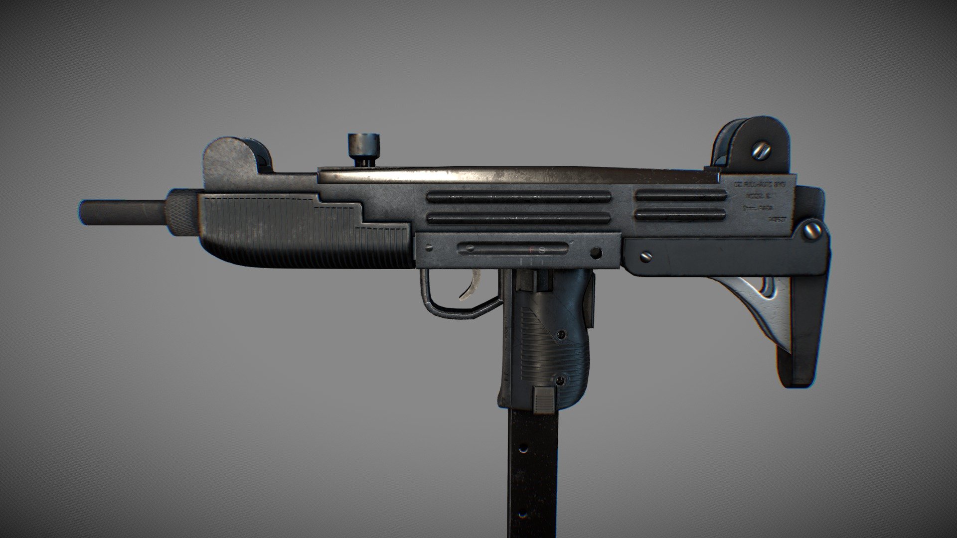 Uzi 3d model