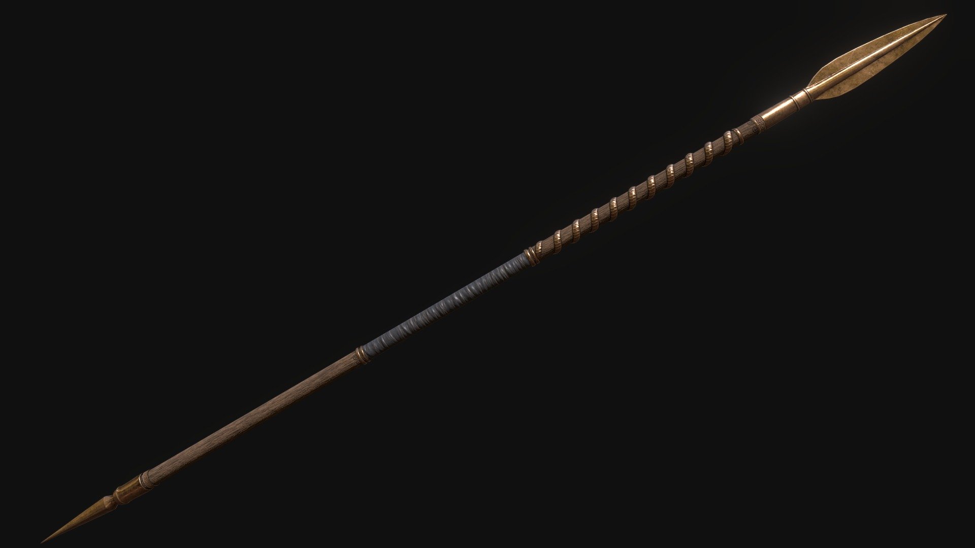 Bronze Greek Spear (Dory) 3d model