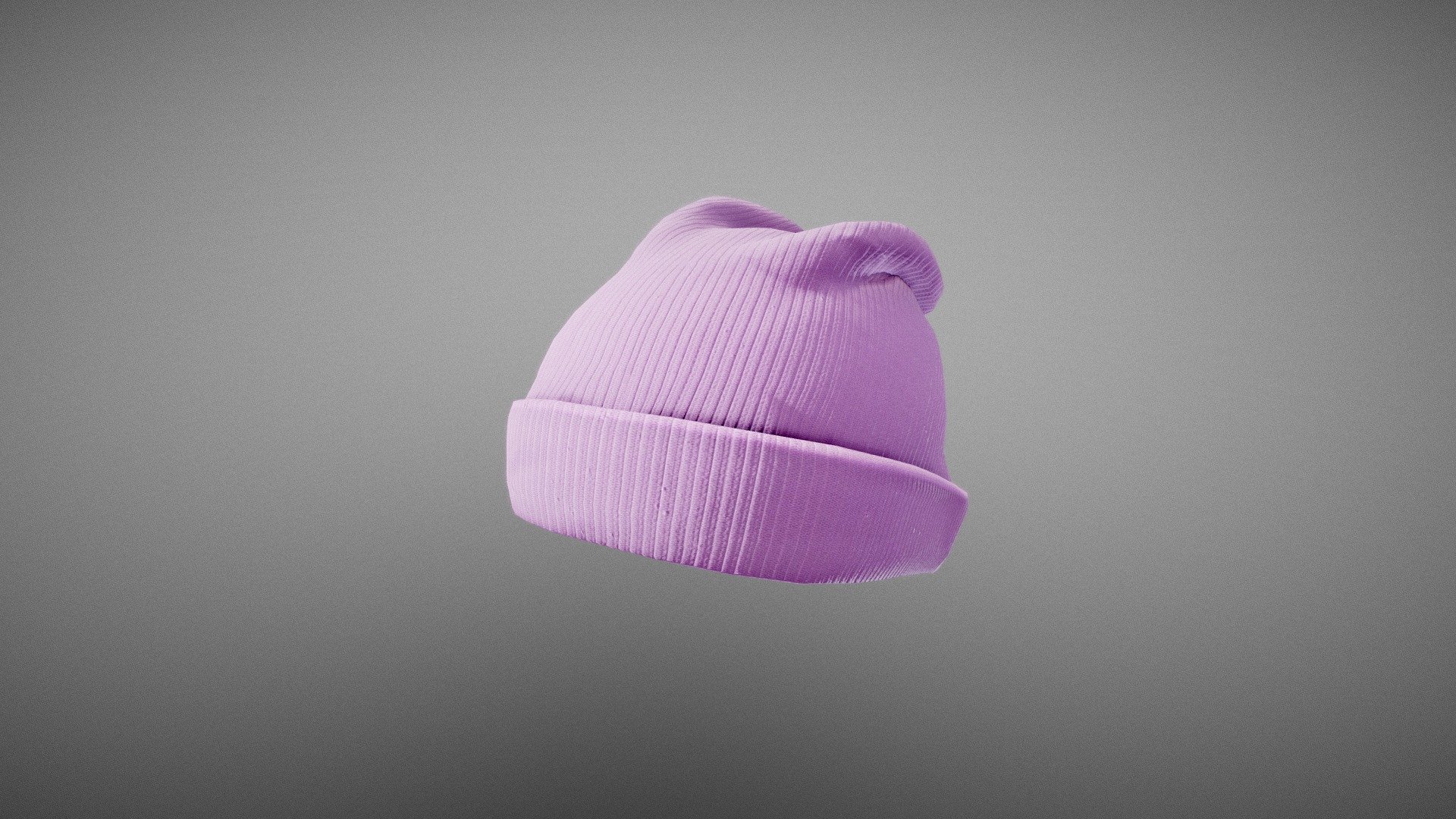 Pink beanie 3d model