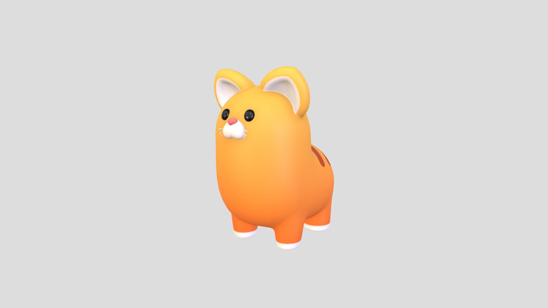 Cat Character 3d model