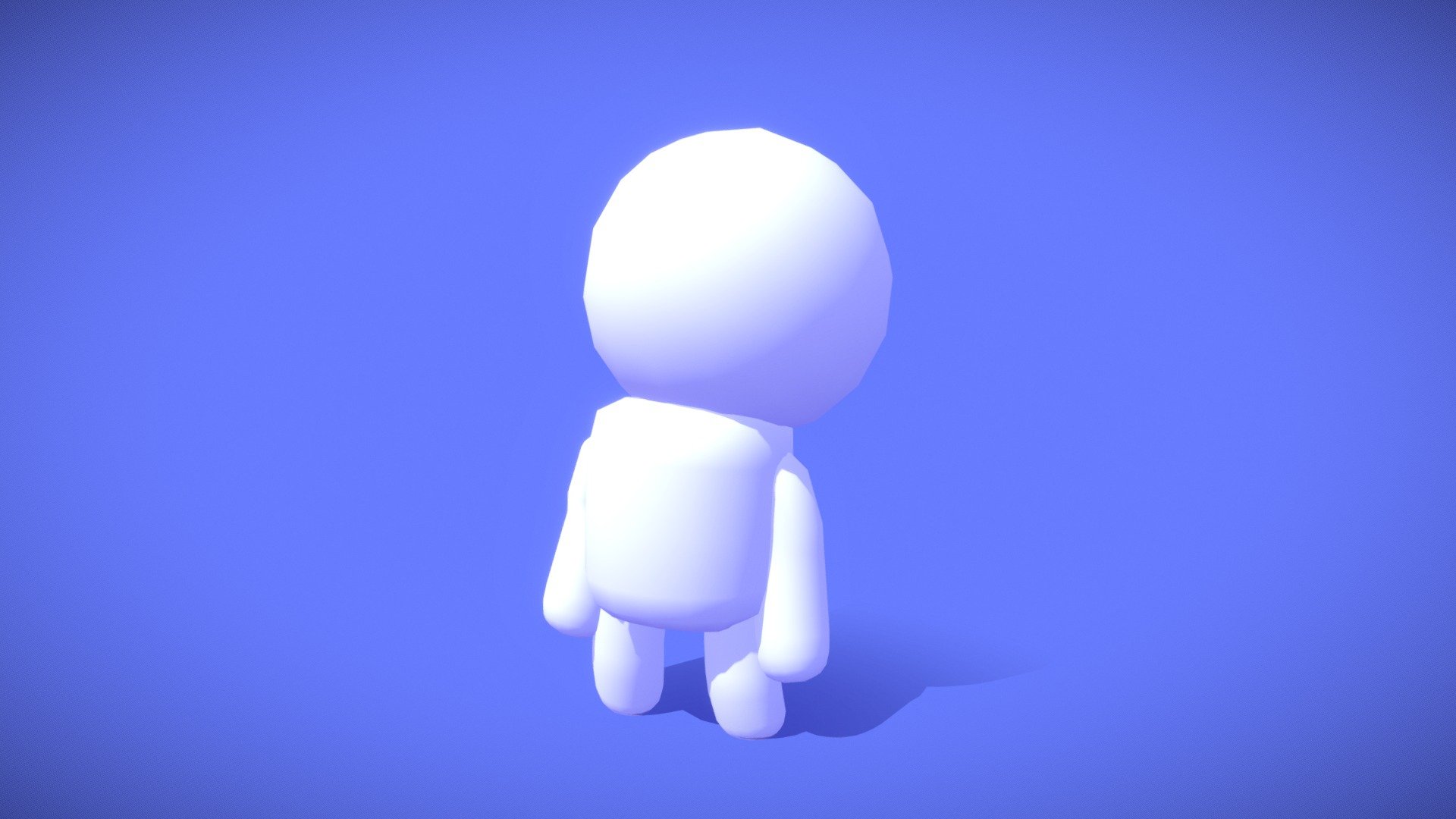 Stickman 3d model