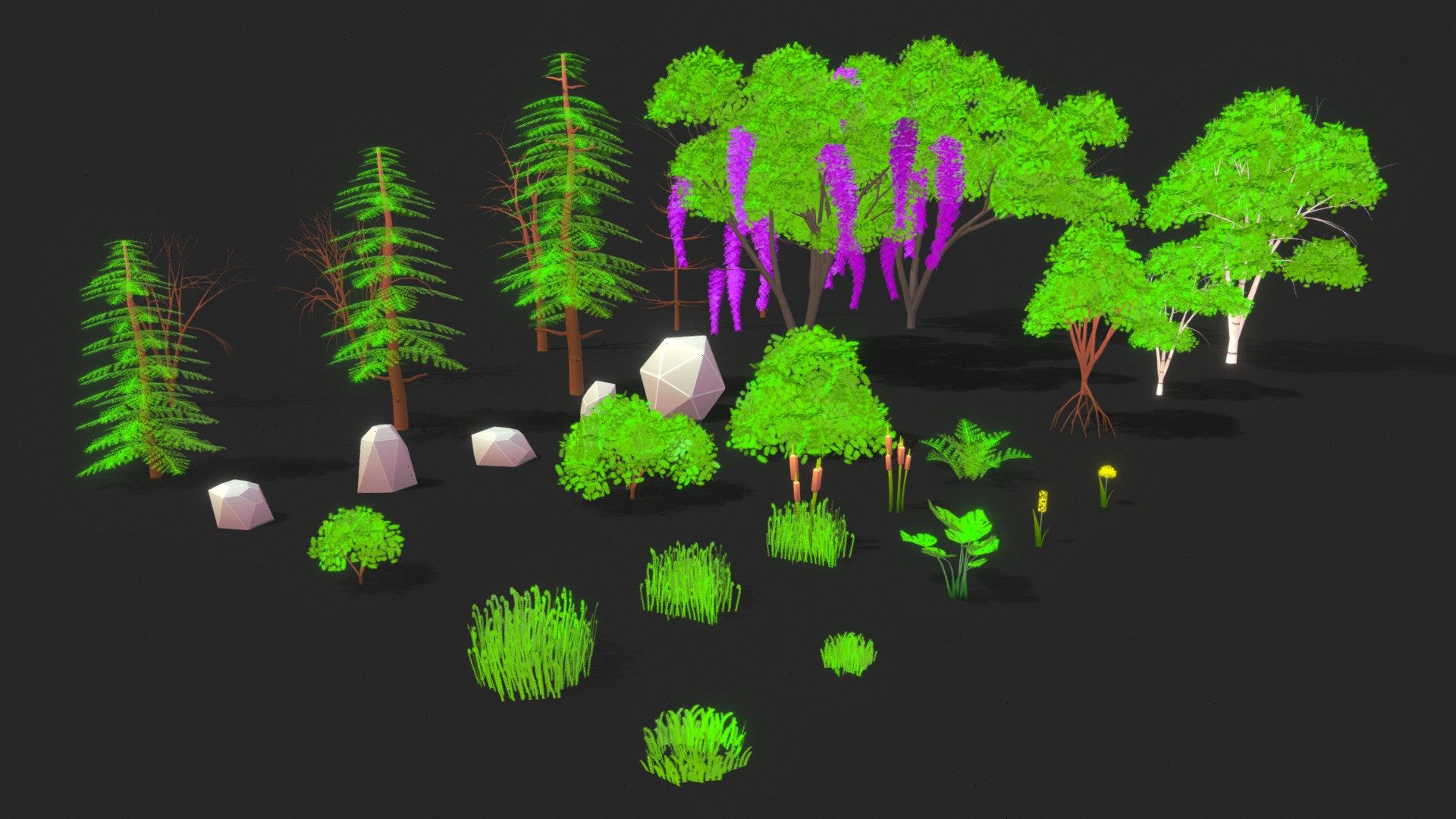 Stylize Nature Pack 02 3d model