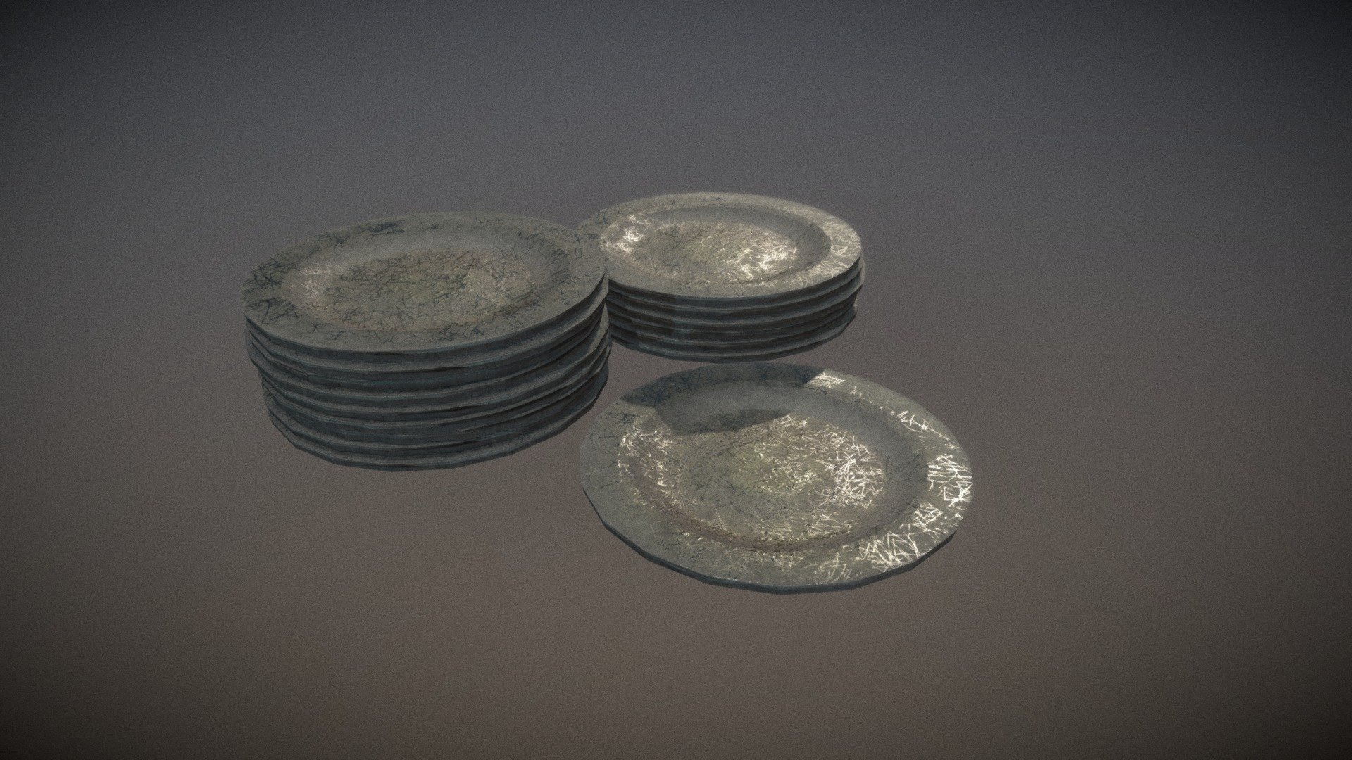 Old Plate 3d model