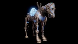 Post apocalyptic mechanical horse