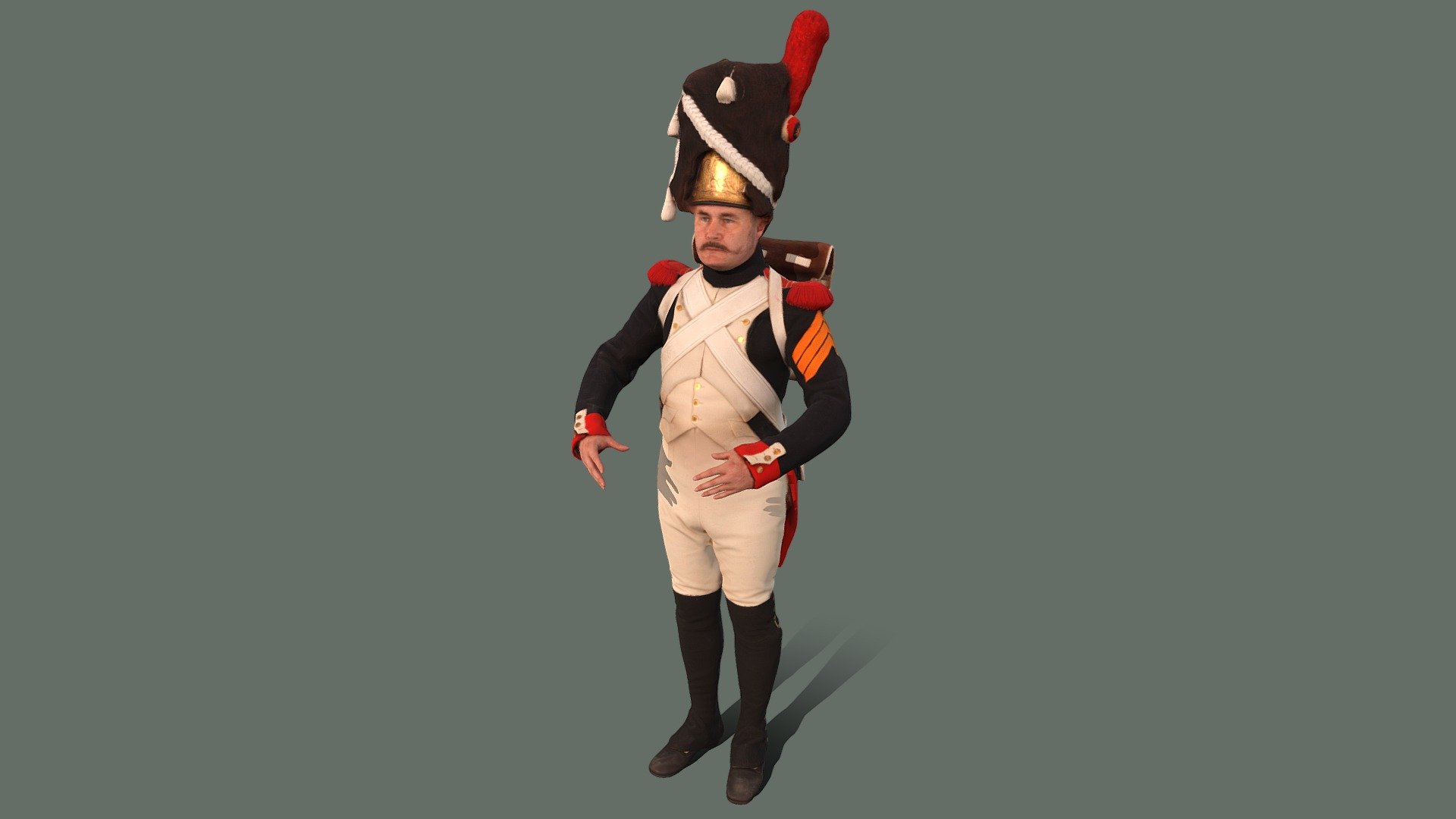 Grenadier of the Imperial Guard 3d model