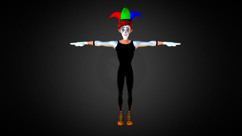 Clown 3d model