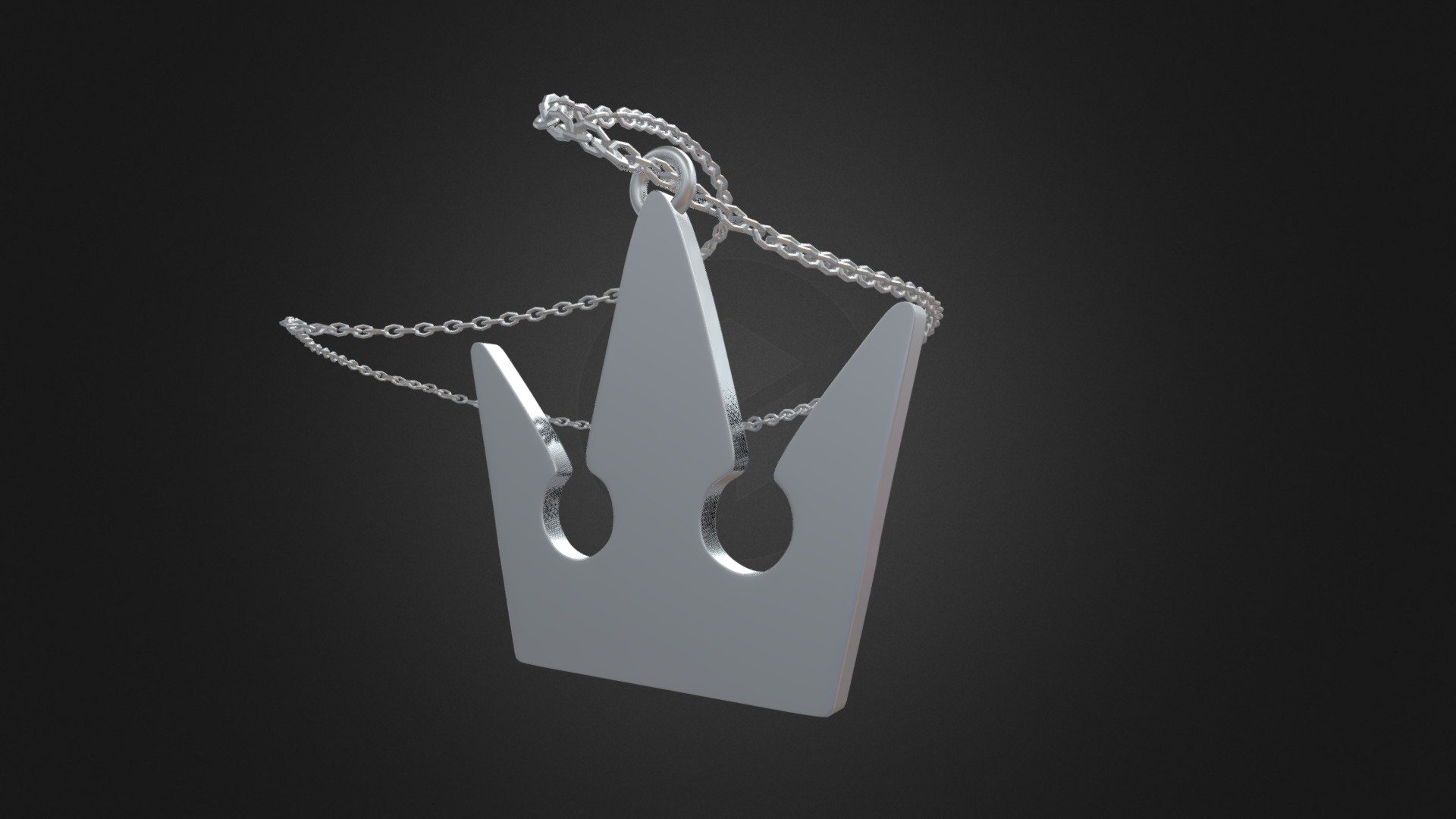 Kingdom Hearts -Crown necklace- 3d model