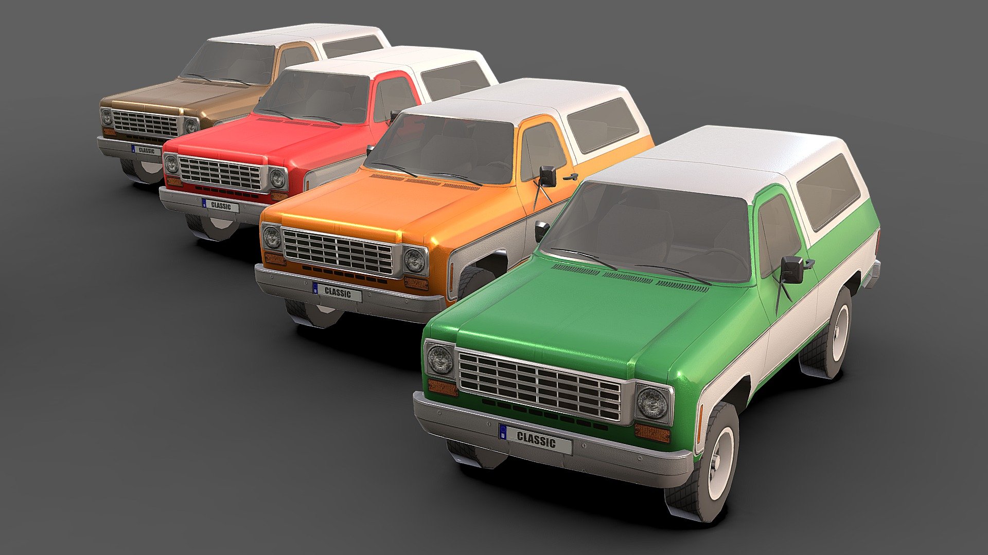 Classic Car 3d model