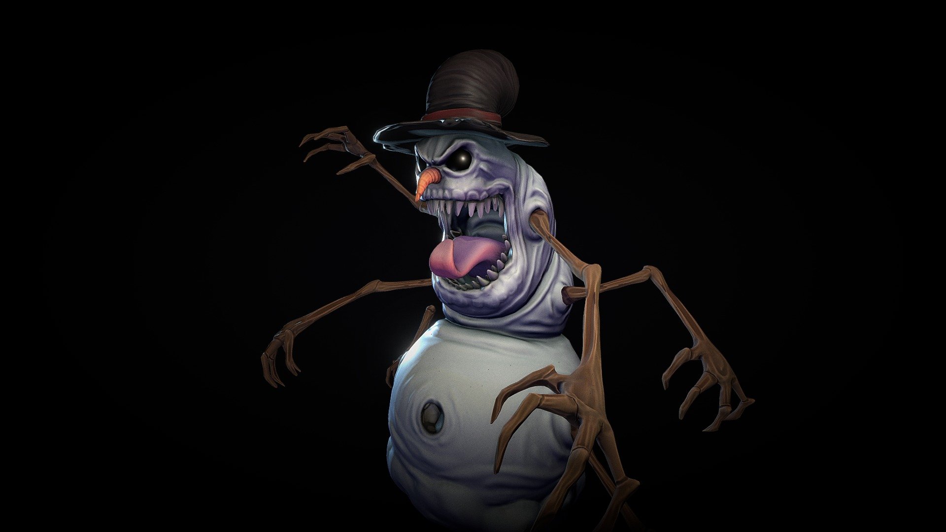 Snow Monster 3d model