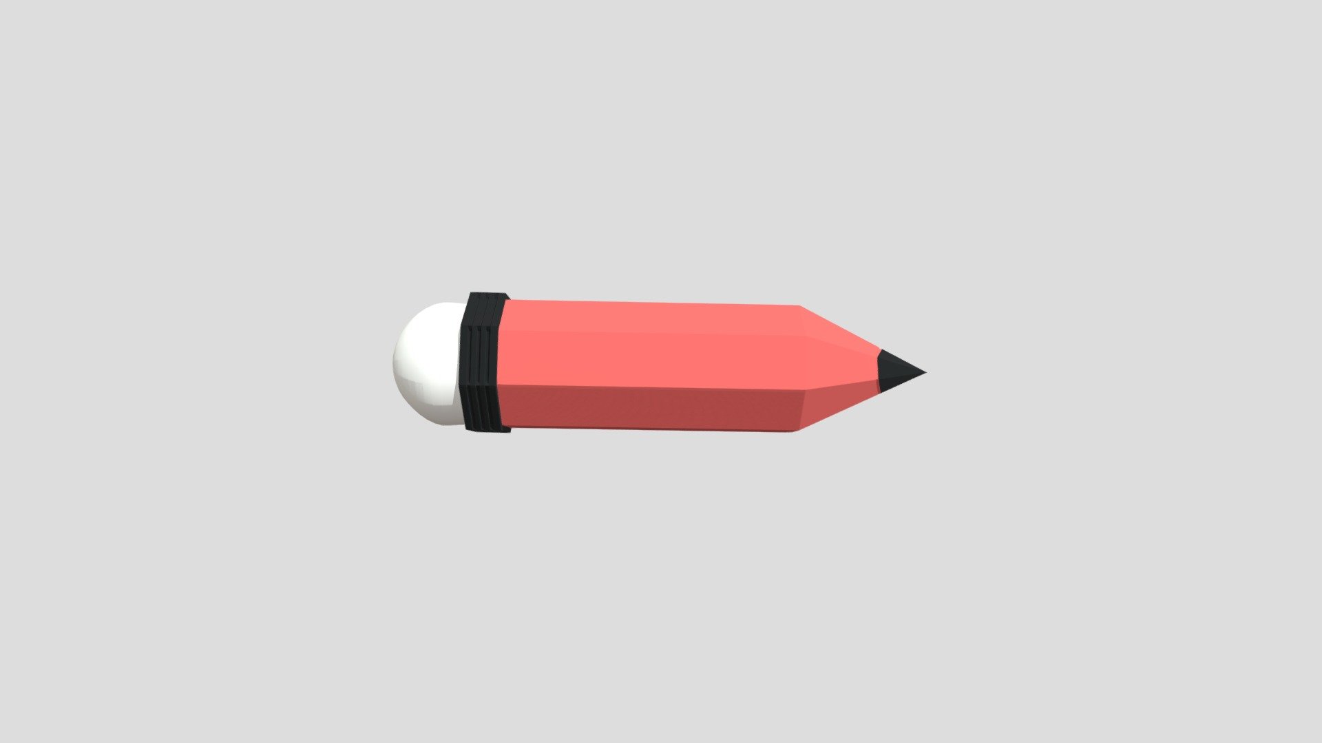 pencil 3d model