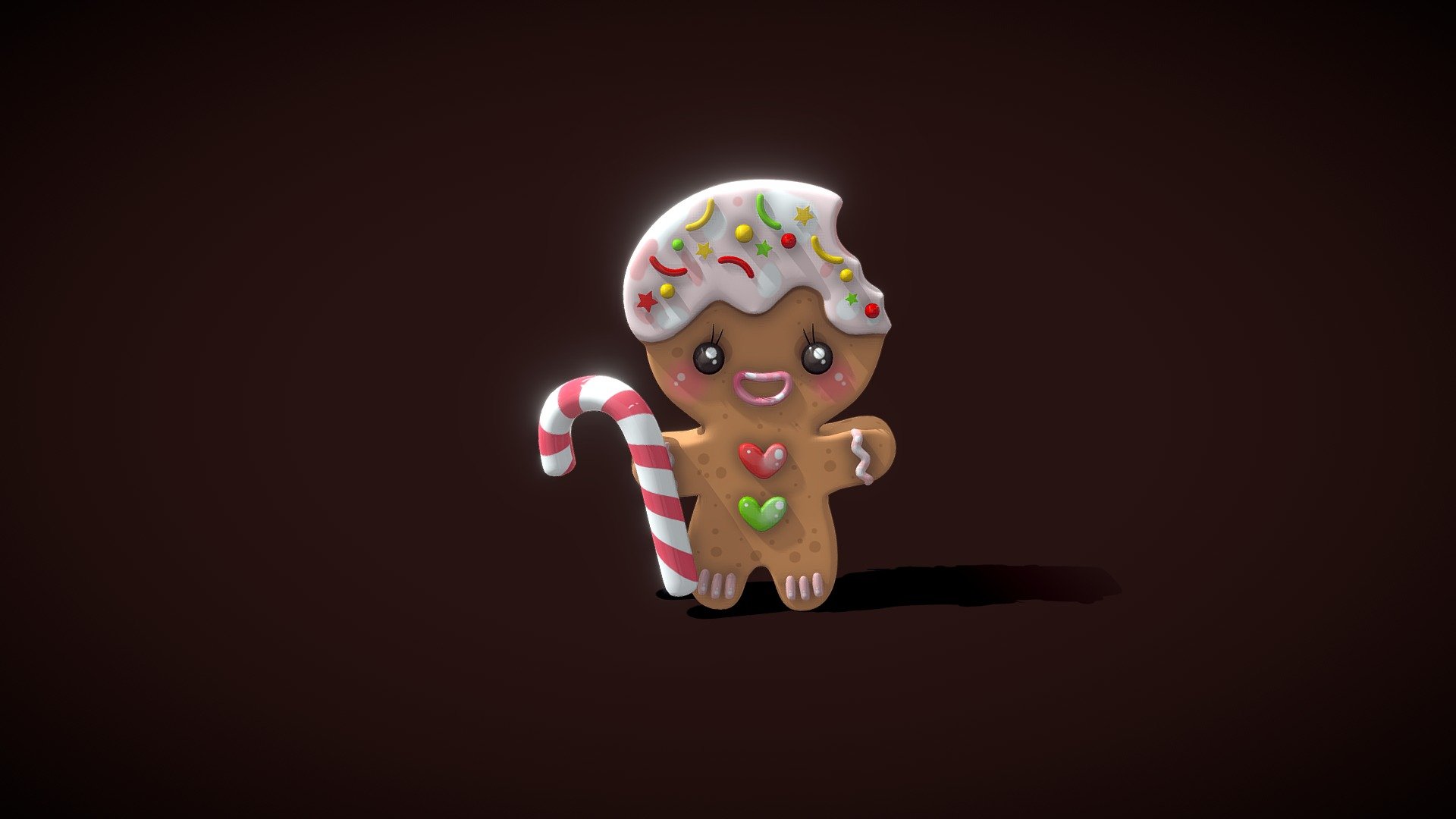 gingerbread Man 3d model