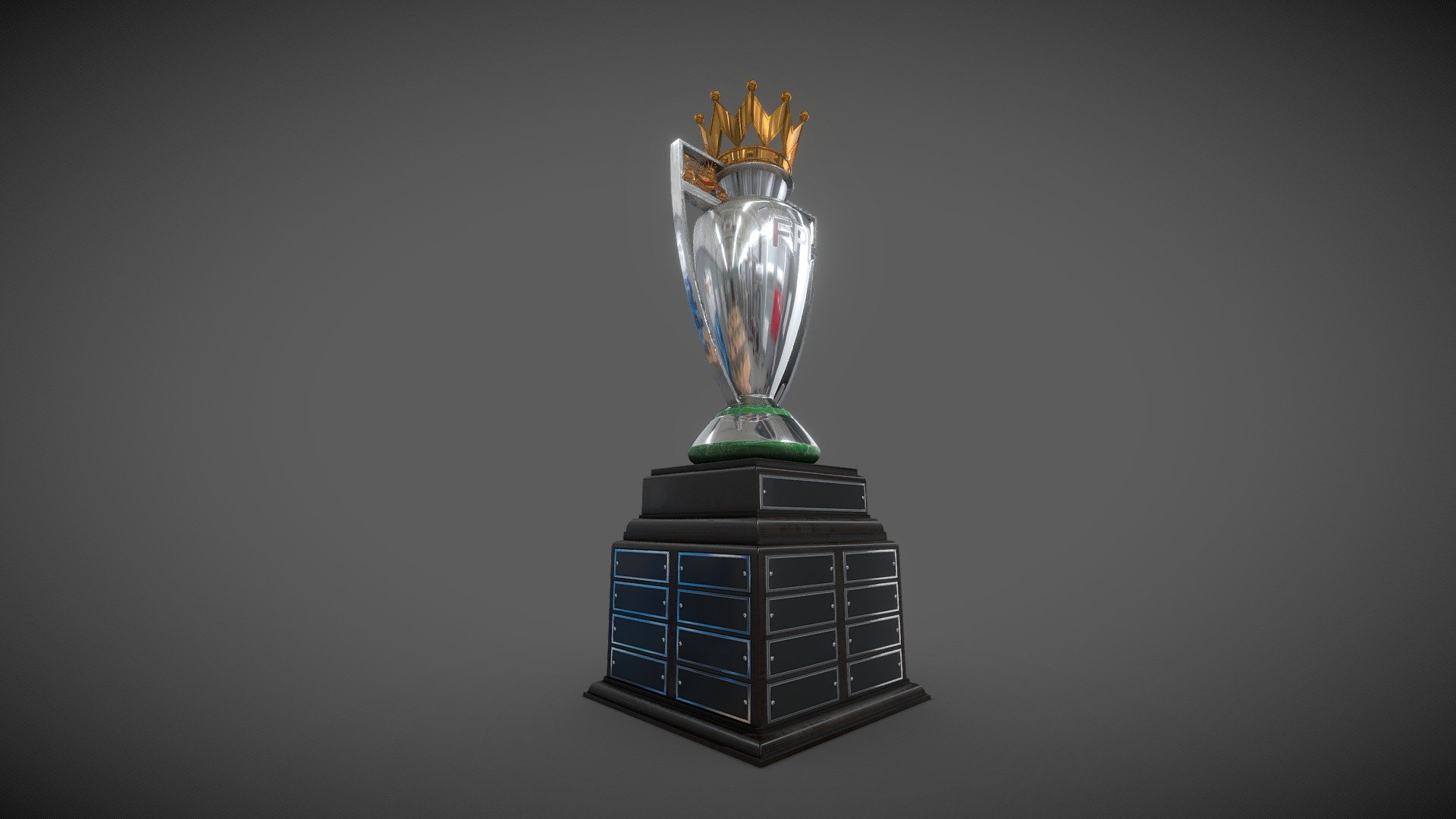 Premier league trophy 3d model