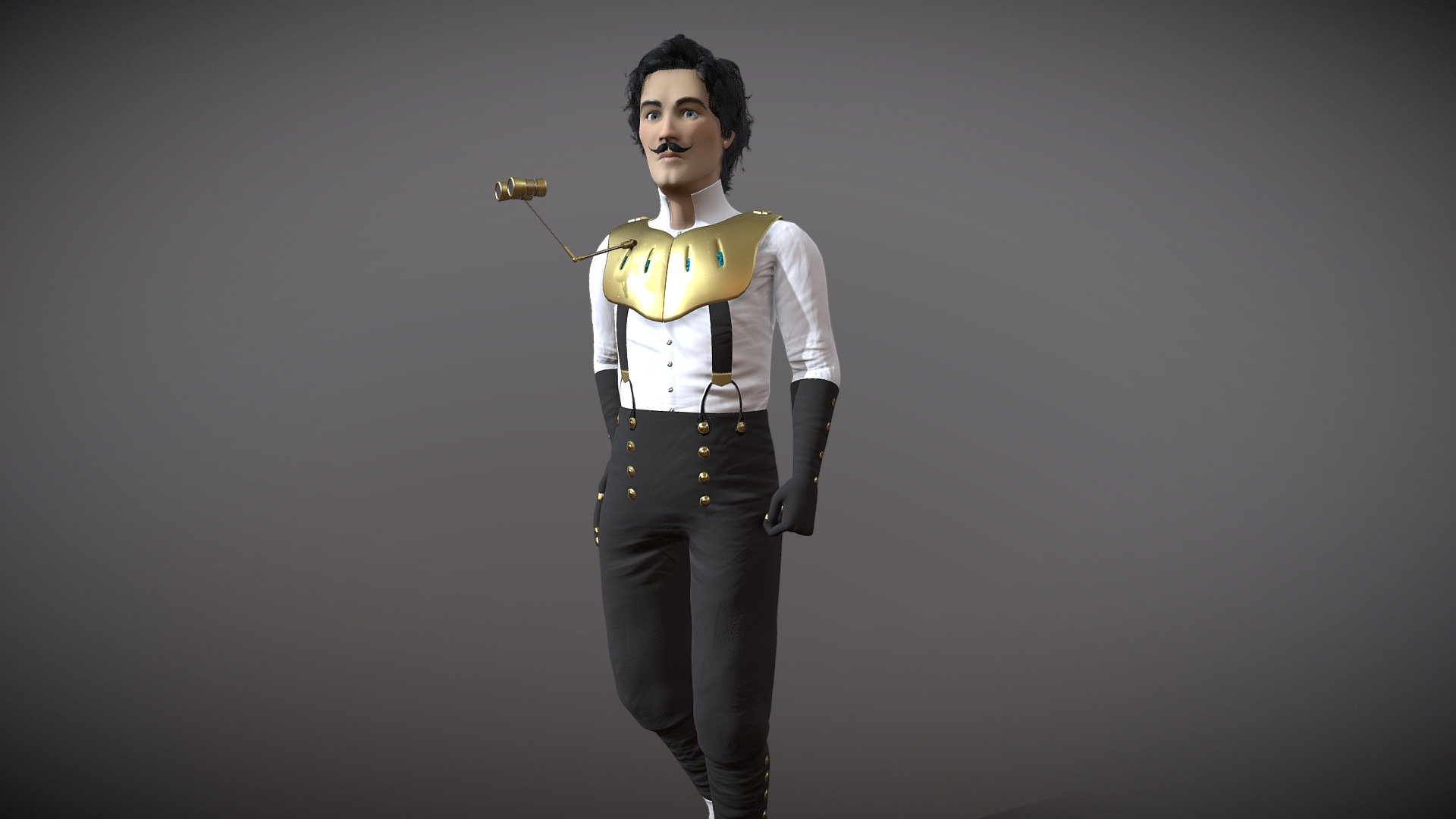 Laurant De LIsle 3d model