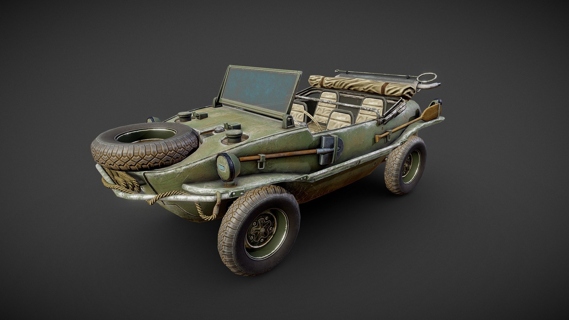 Schwimmwagen 3d model