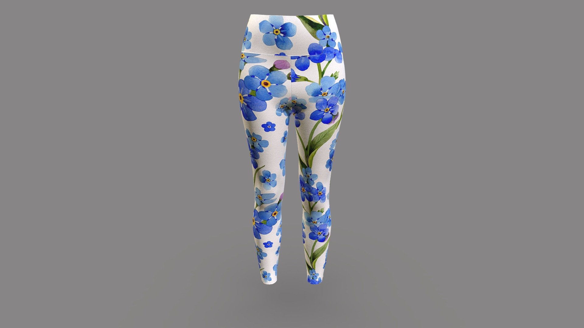 Printed Leggings Design 3d model