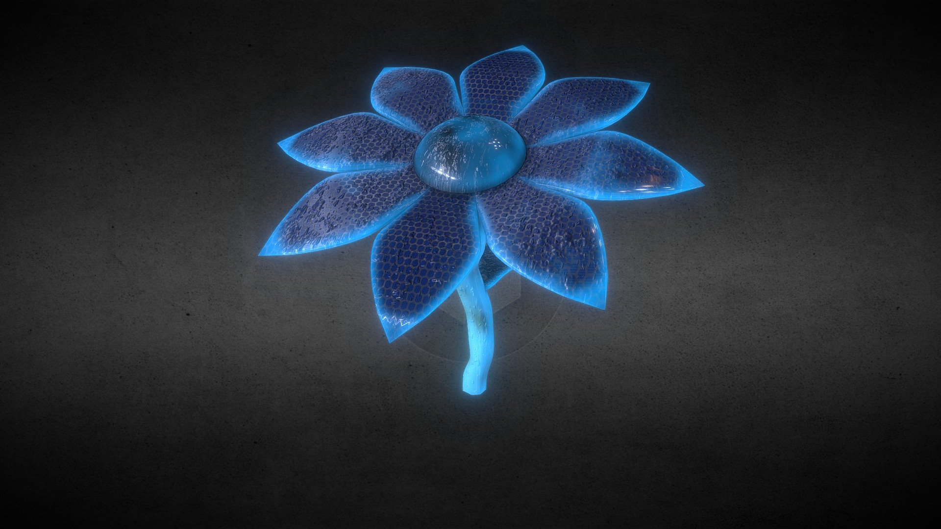 A1 3D SCENE: POWER FLOWER 3d model