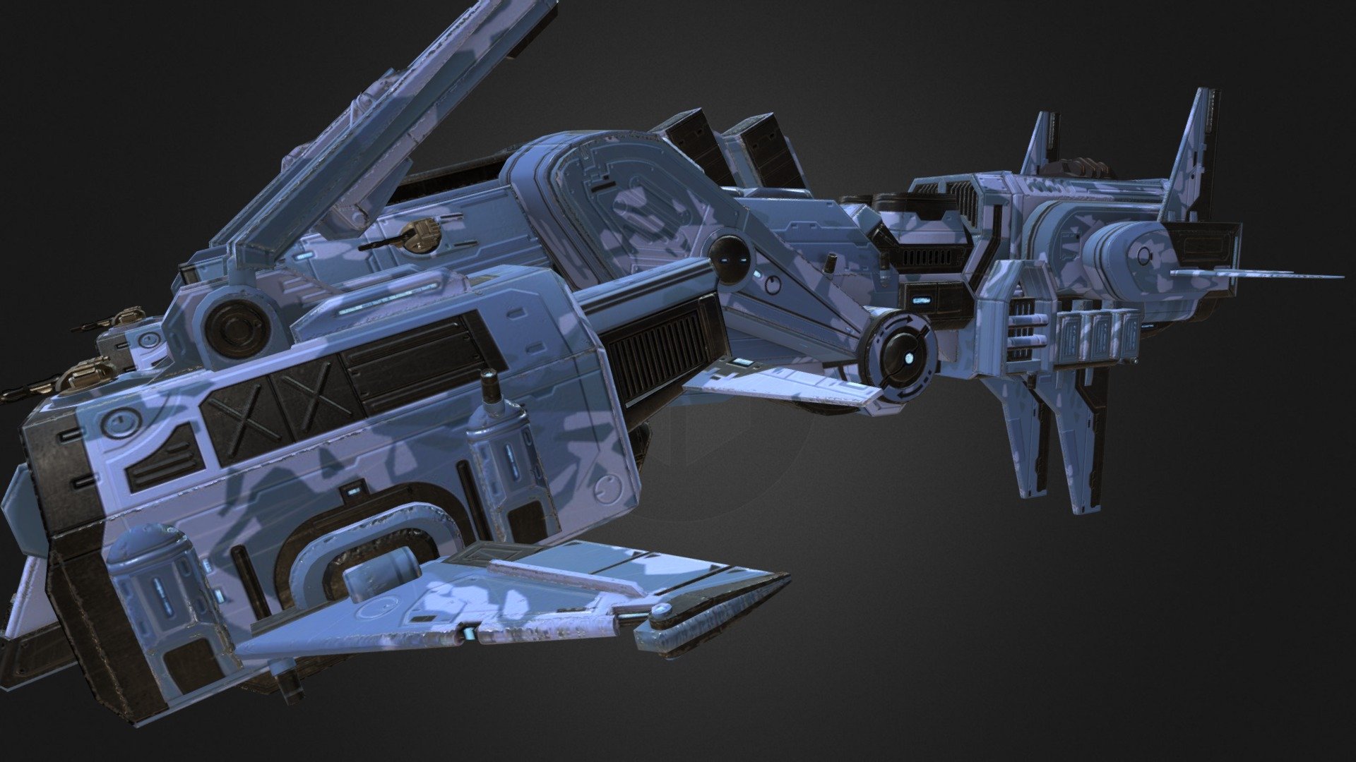 GF-39 Naga 3d model