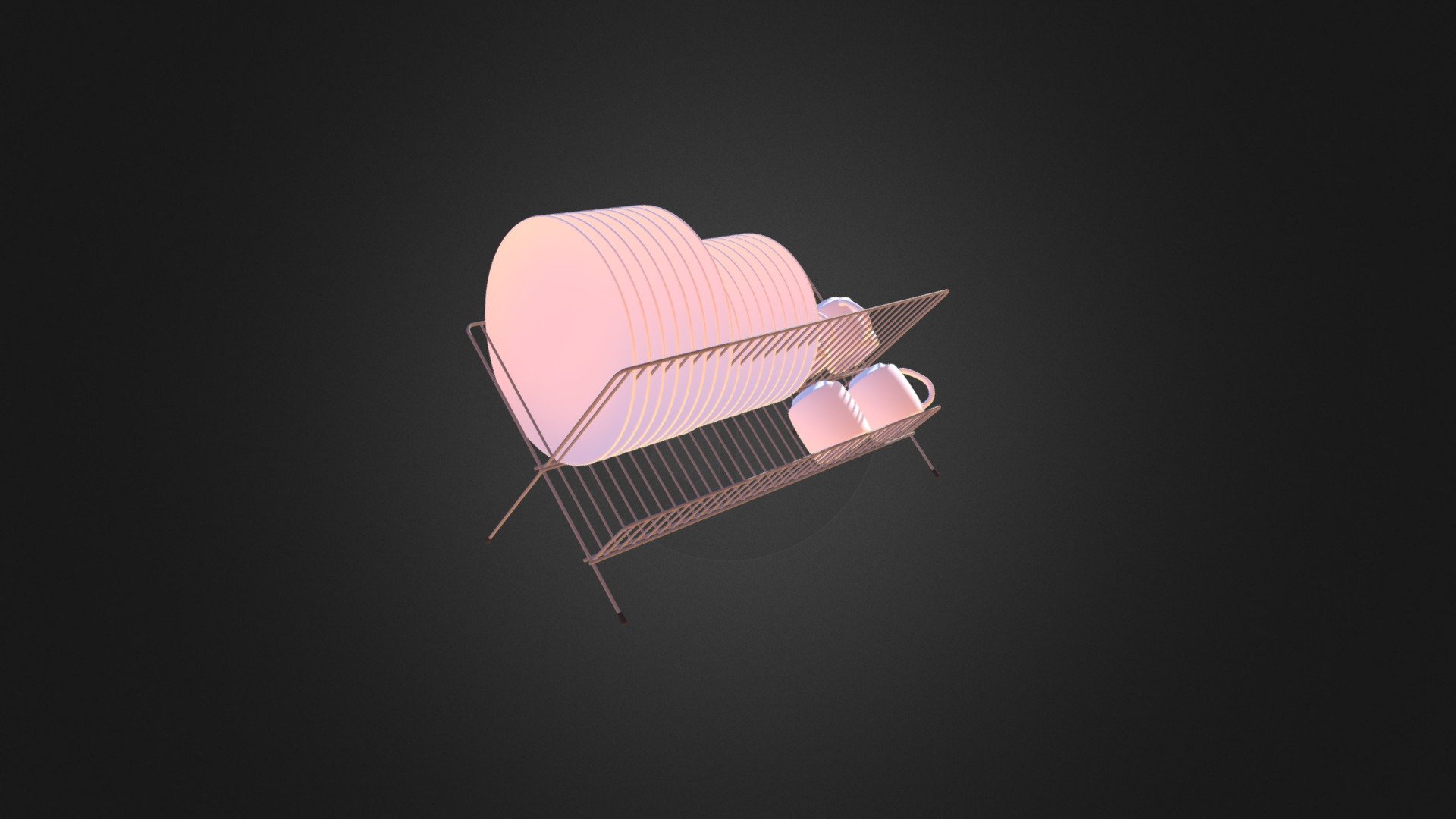 Dish Drainer 3d model