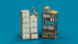 Office Cabinet & Shelf