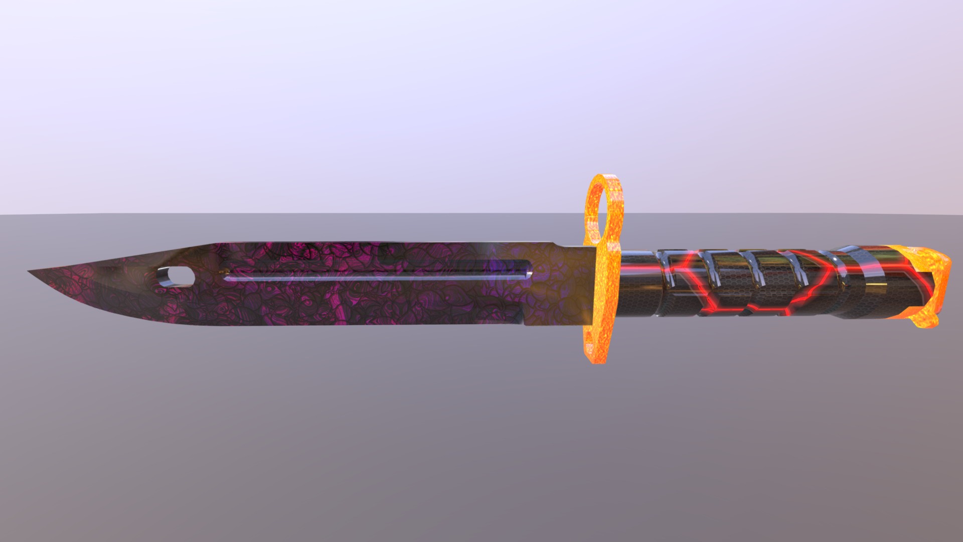 Bayonet_Oragon 3d model