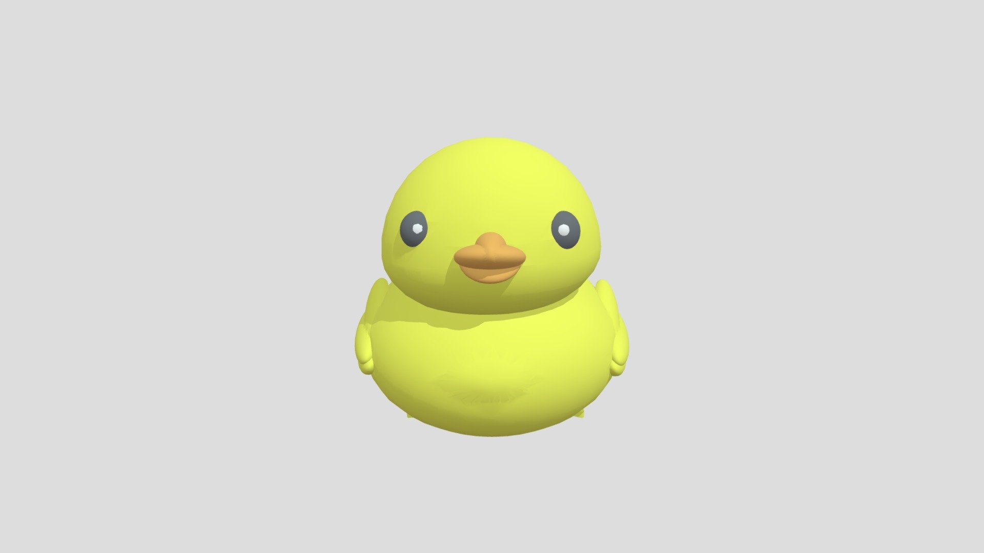 Squeaky Rubber Ducky 3d model