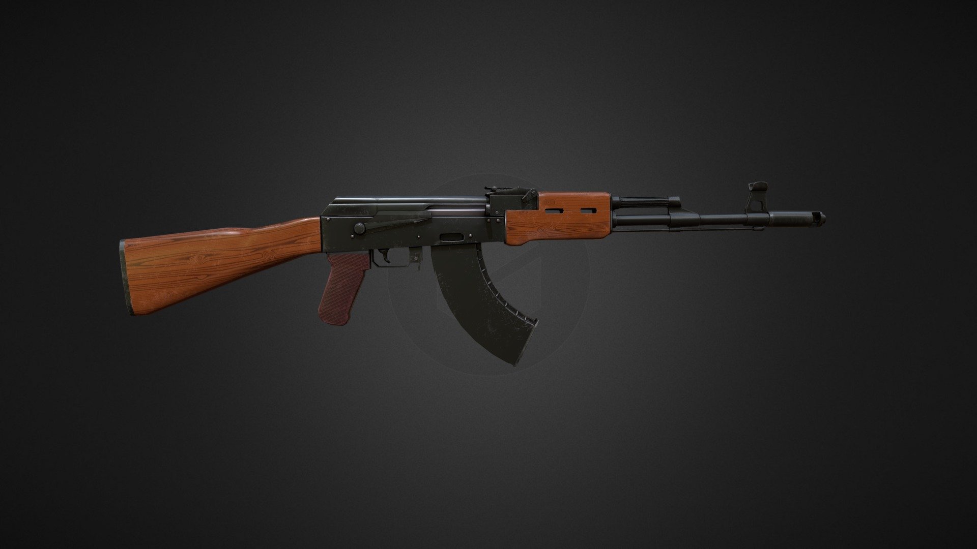 AK 47 3d model