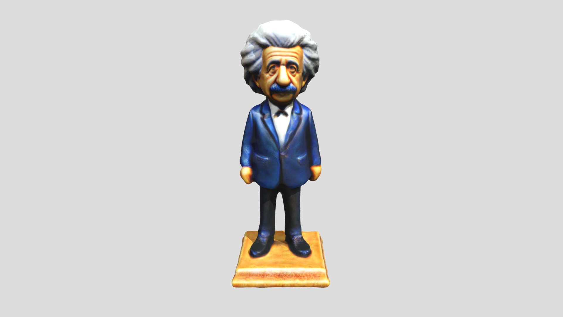 Albert Einstein Bobblehead 3d model