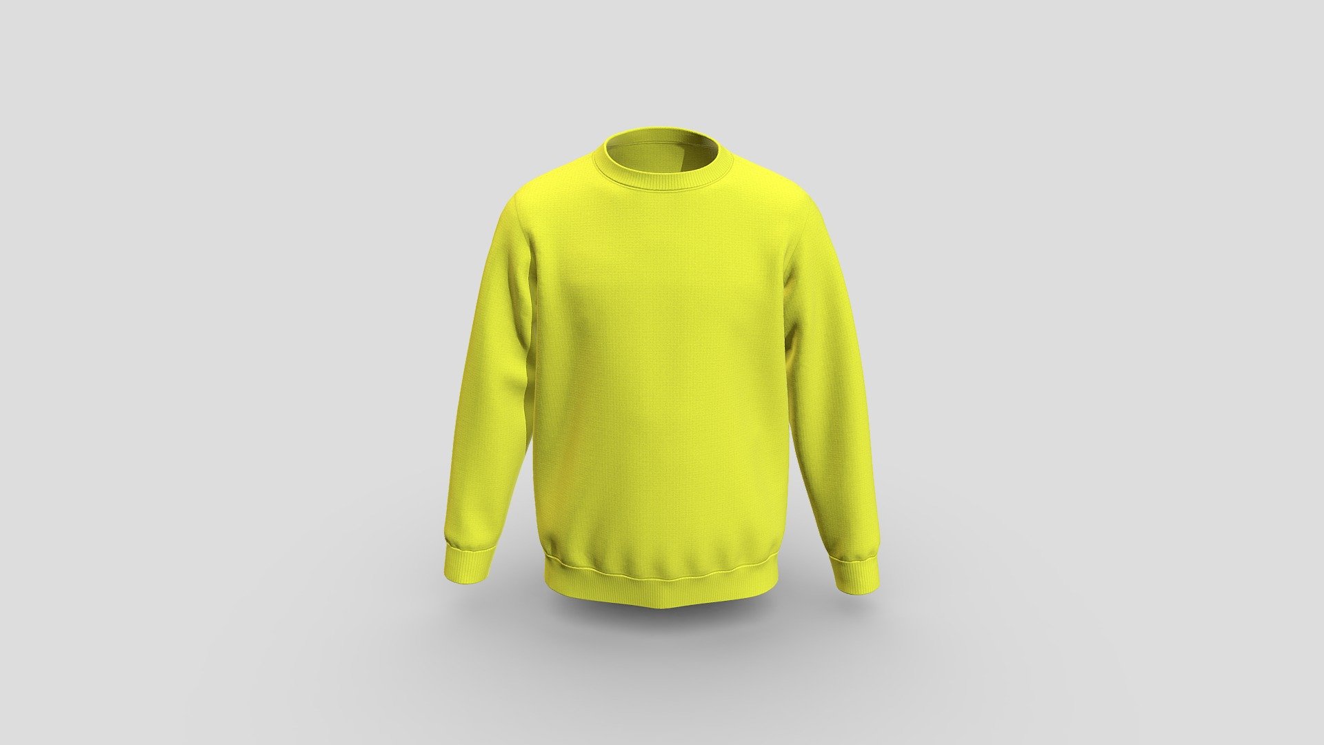 Premium Relaxed Fit Sweatshirt Design 3d model