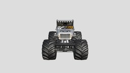 Jeep Monster Truck 3d Model