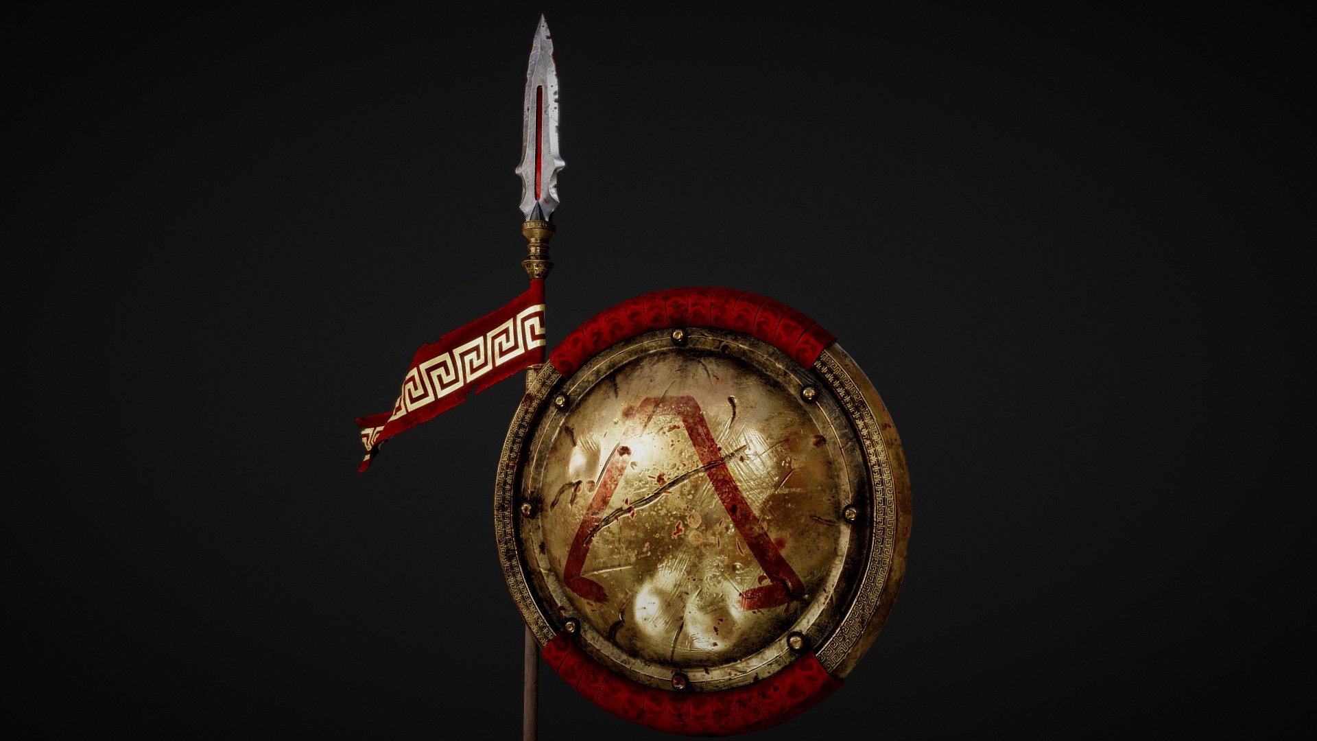 God of War Ghost of Sparta Fan Art 3d model