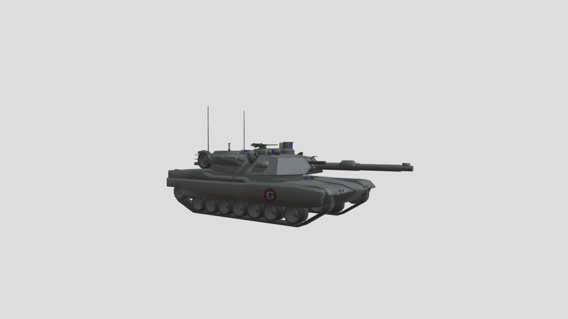 M1A1 "Abrams" 3d model