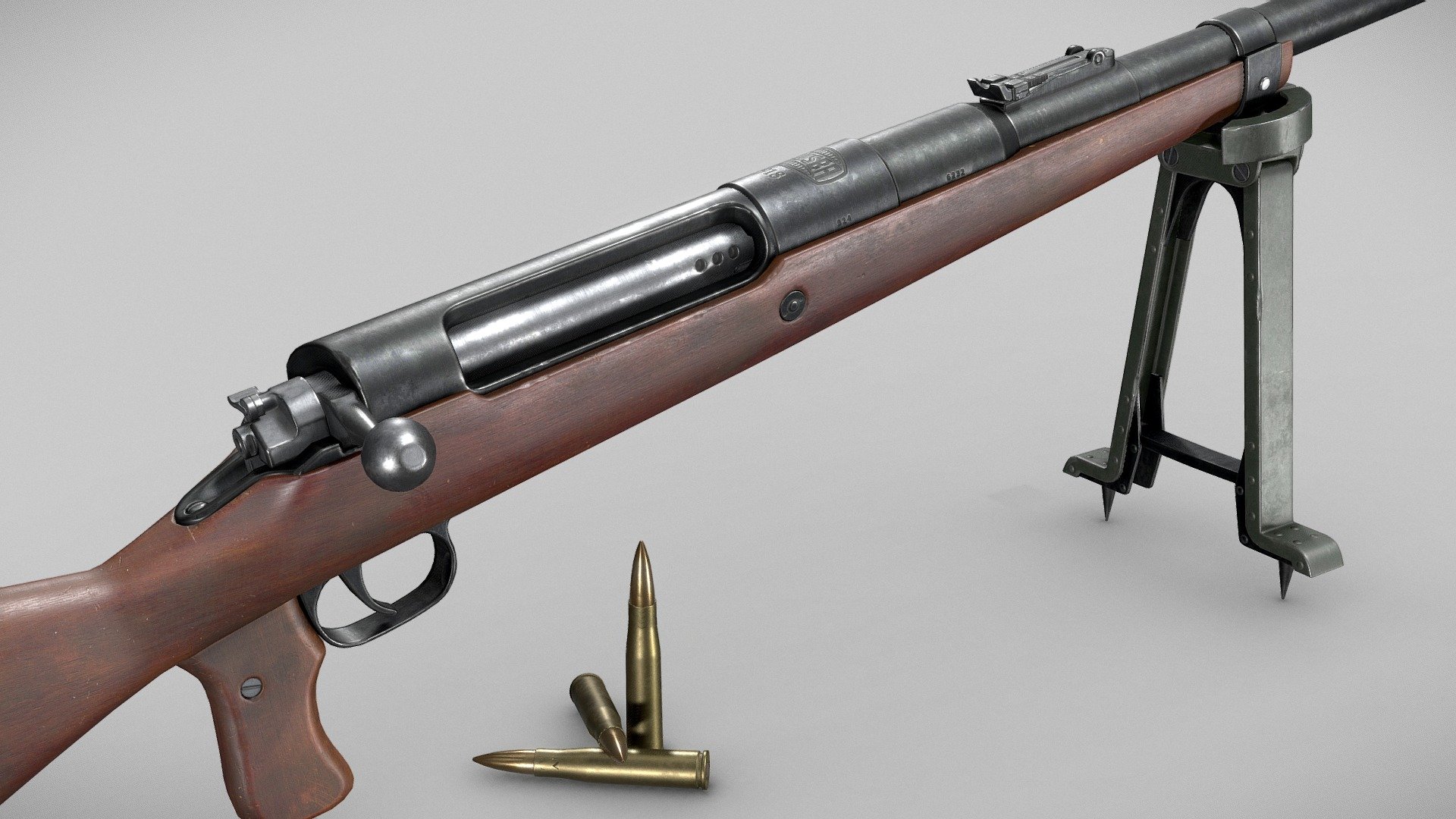 Mauser 1918 T-Gewehr 3d model