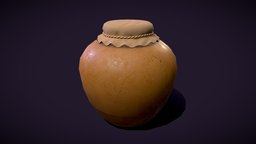 Stylized Medieval Large Vase