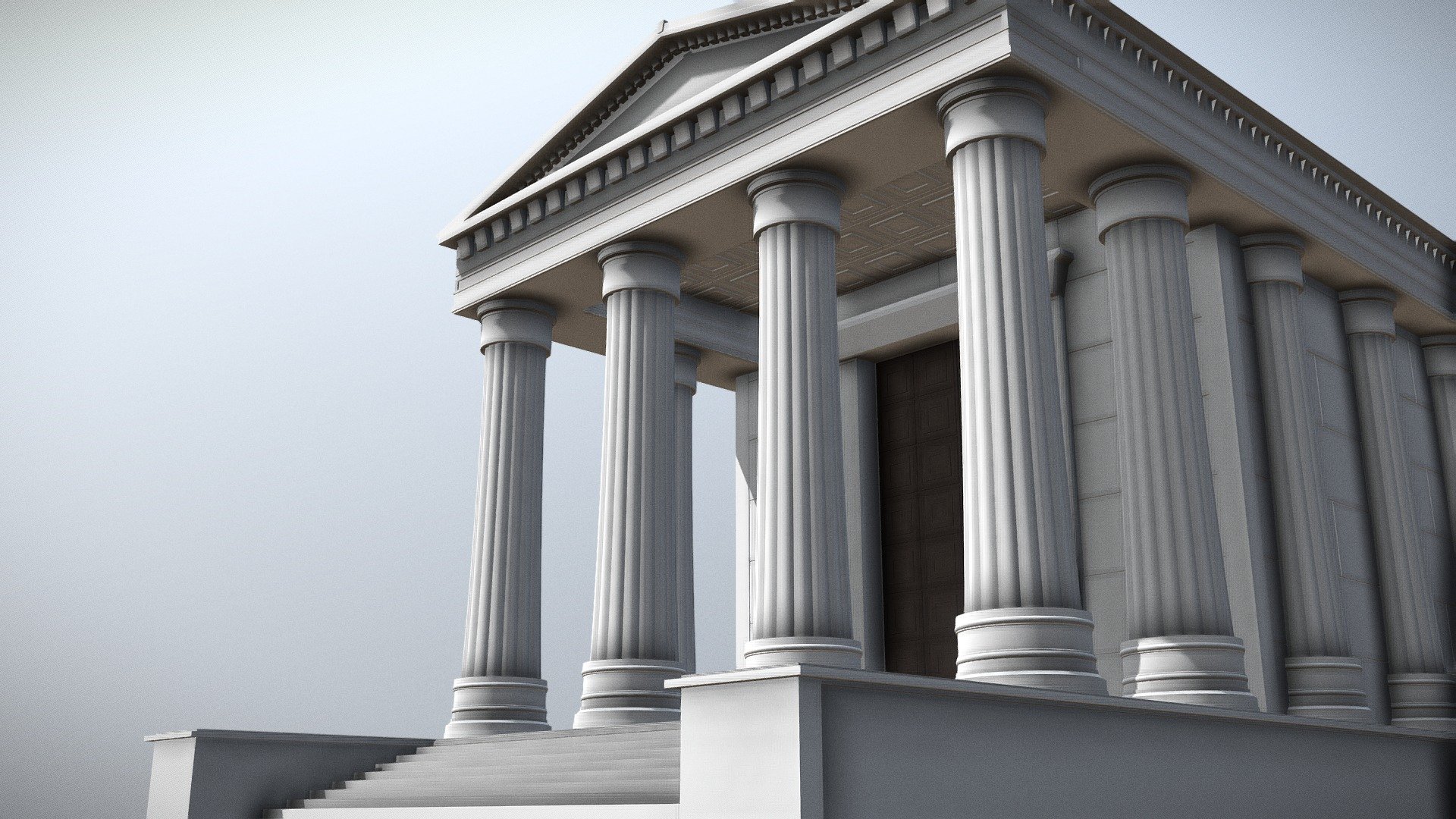 Roman Temple 3d model